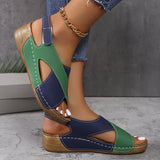 sandals : Lucy - Sandales à semelles compensées confortables avec soutien de la voûte plantaire in van Seroa