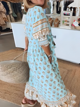 Alitha | Robe Femme Casual Élégante Mi-Longue