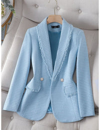 Damenblazer mit Fransen aus Polyester Modeaccessoires