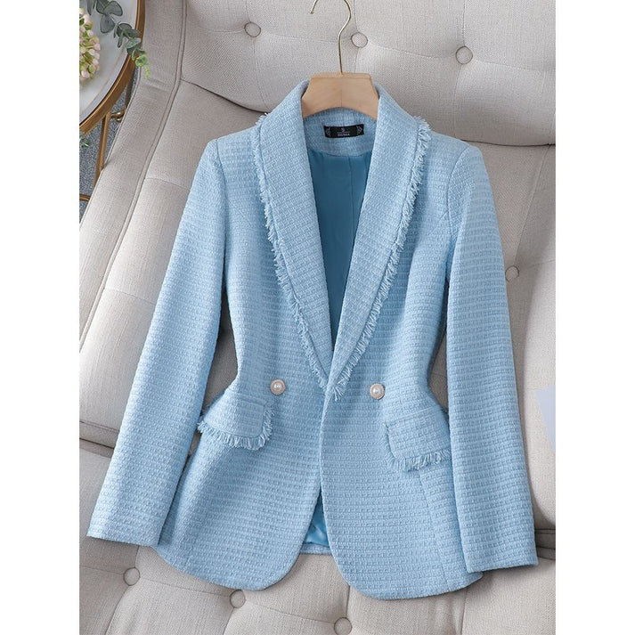 Blazer Femme Élégant avec Franges 0