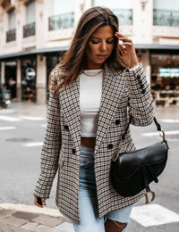 Schwarzer Damenblazer, vielseitig einsetzbar Damenmode