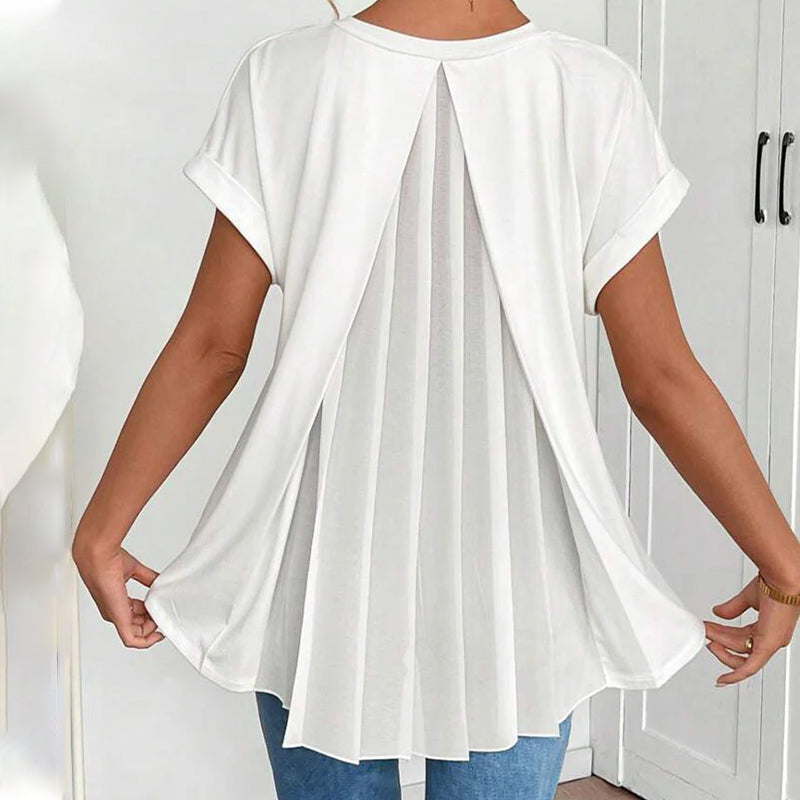 Blouse Femme Élégante Décontractée à Manches Doubles 3