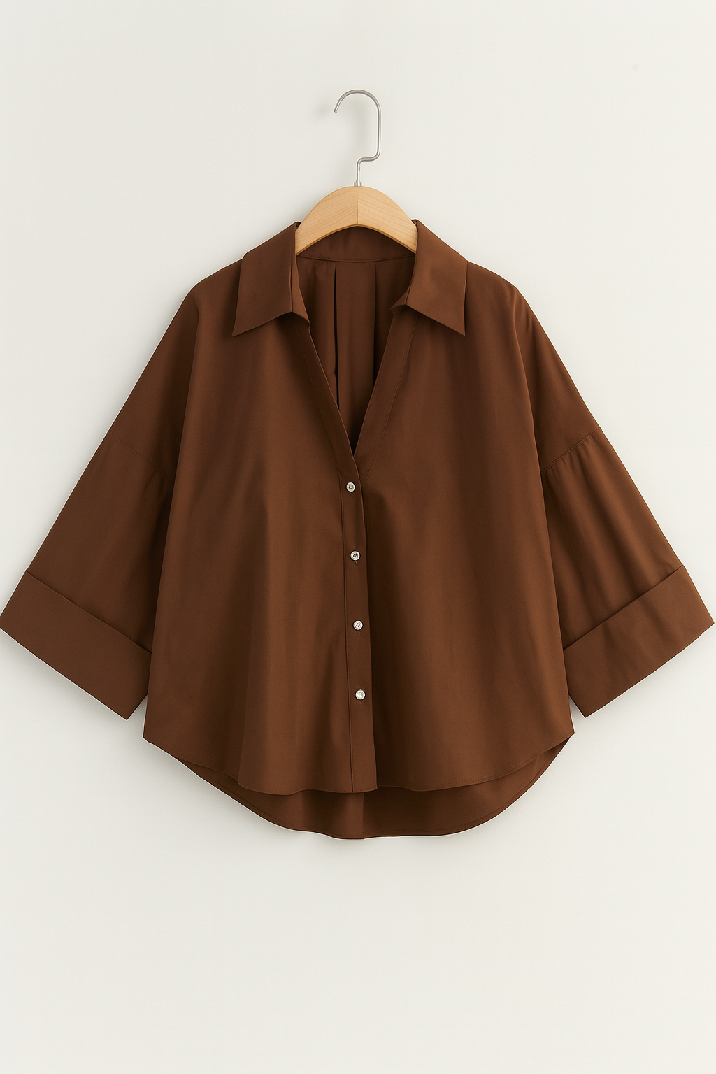 Blouse Femme Oversize Élégante Blanche 3