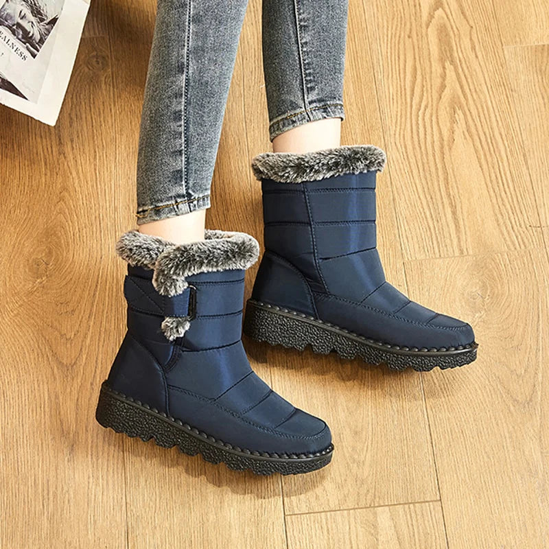 Bottes Hiver Femme Élégantes et Chaudes 4
