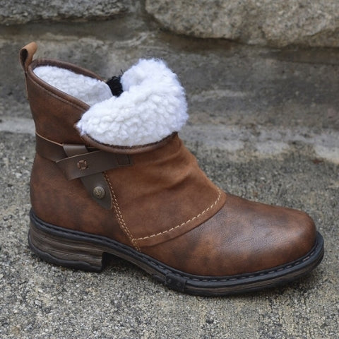 Bottes Hiver Femme Mi-Mollet Noires 2