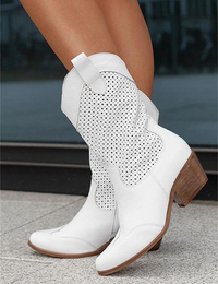 Bottes Femme Cuir Noir Légères, Confortables & Modernes pour un