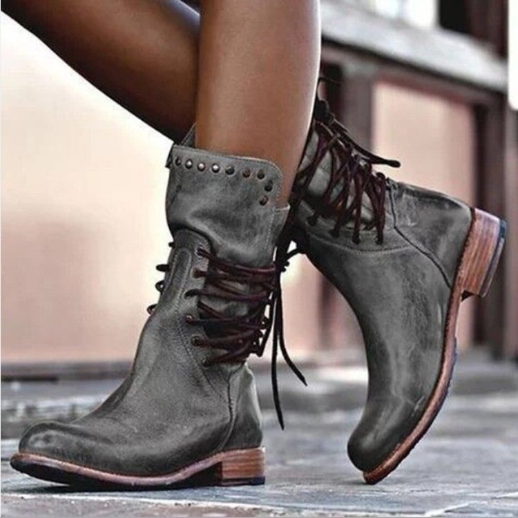 Bottines Élégantes Noires Femme Confortables 2