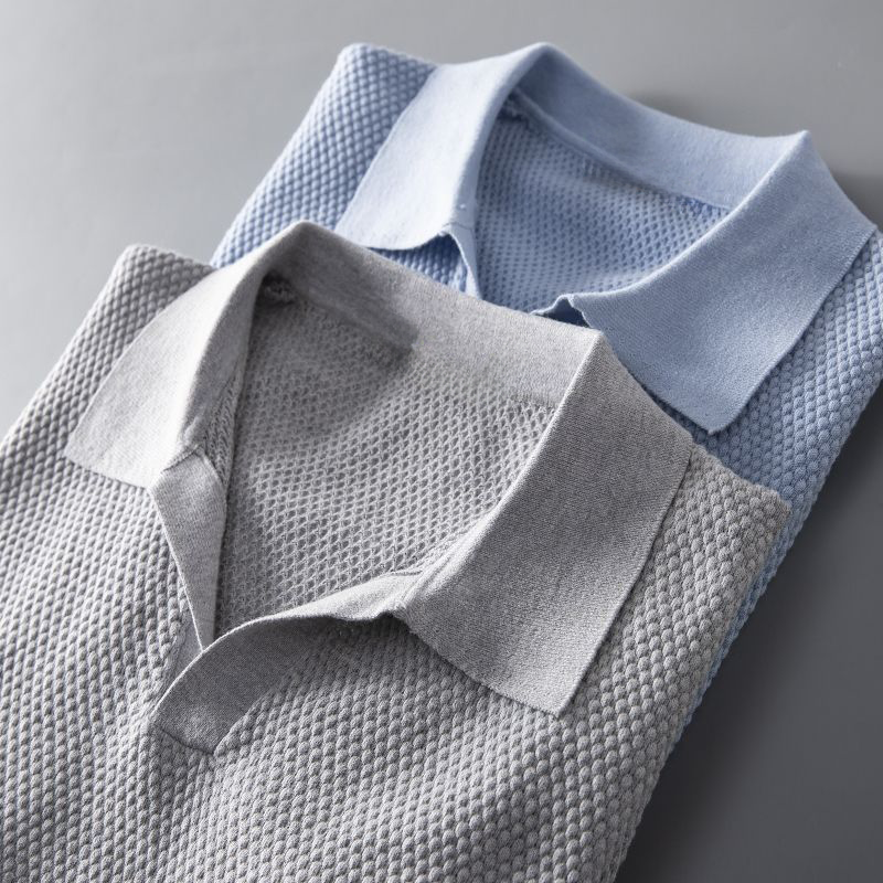 other : Lukas – Polo Homme Haut de Gamme en Maille Texturée in van Seroa