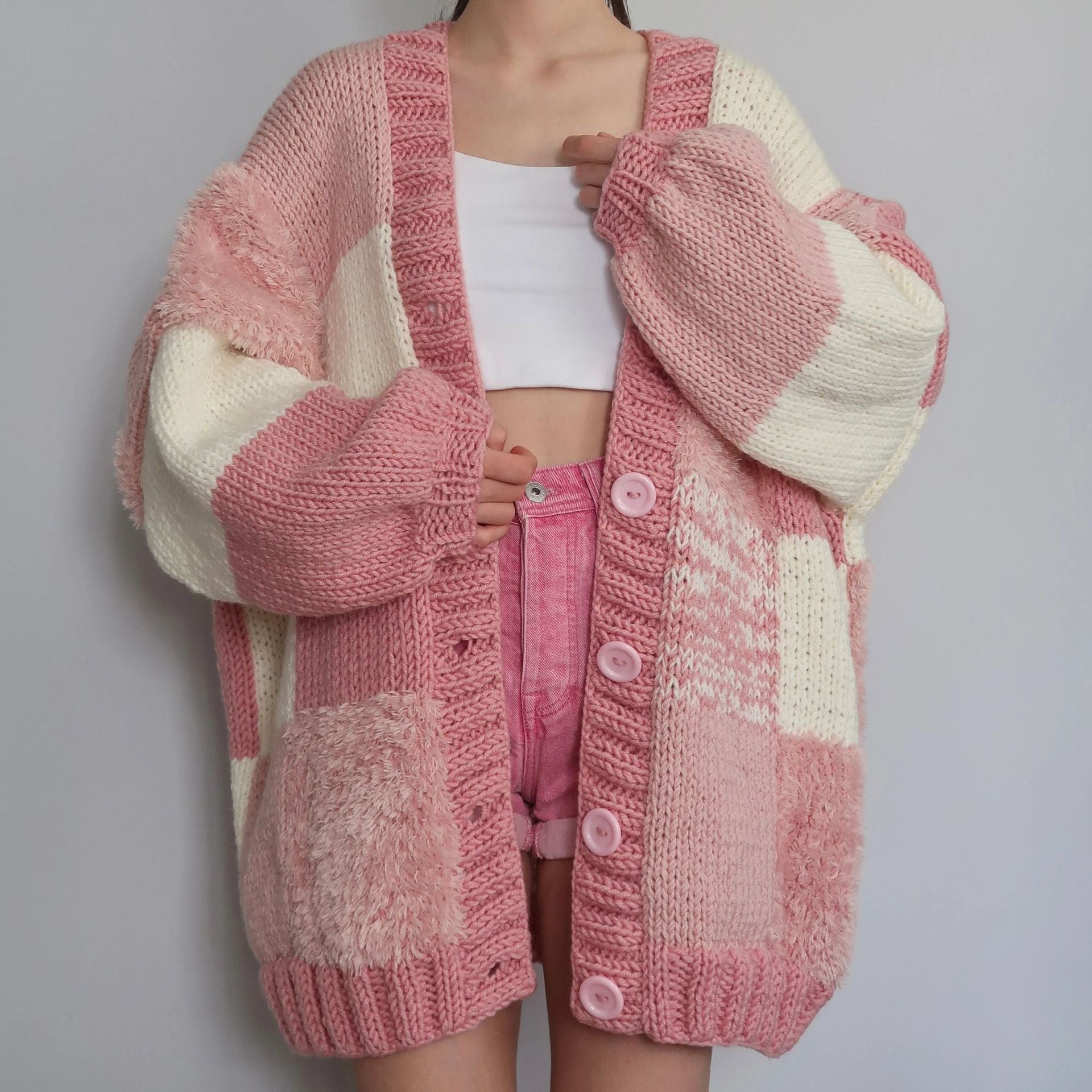 Cardigan Ample Décontracté pour Femme 1