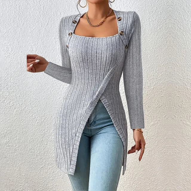 Cardigan Asymétrique Élégant pour Femme 0