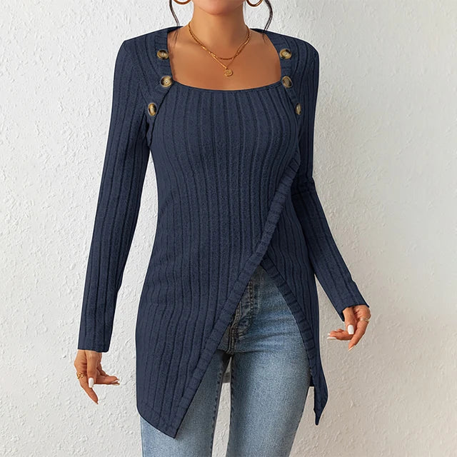 Cardigan Asymétrique Élégant pour Femme 2