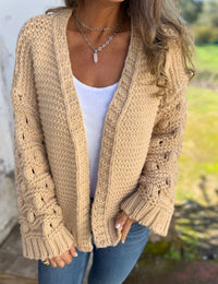 Damenweste, bequemer Alltags-Cardigan