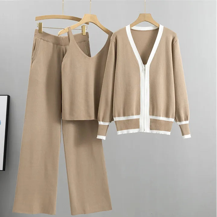 Cardigan Décontracté Femme avec Pantalon 3