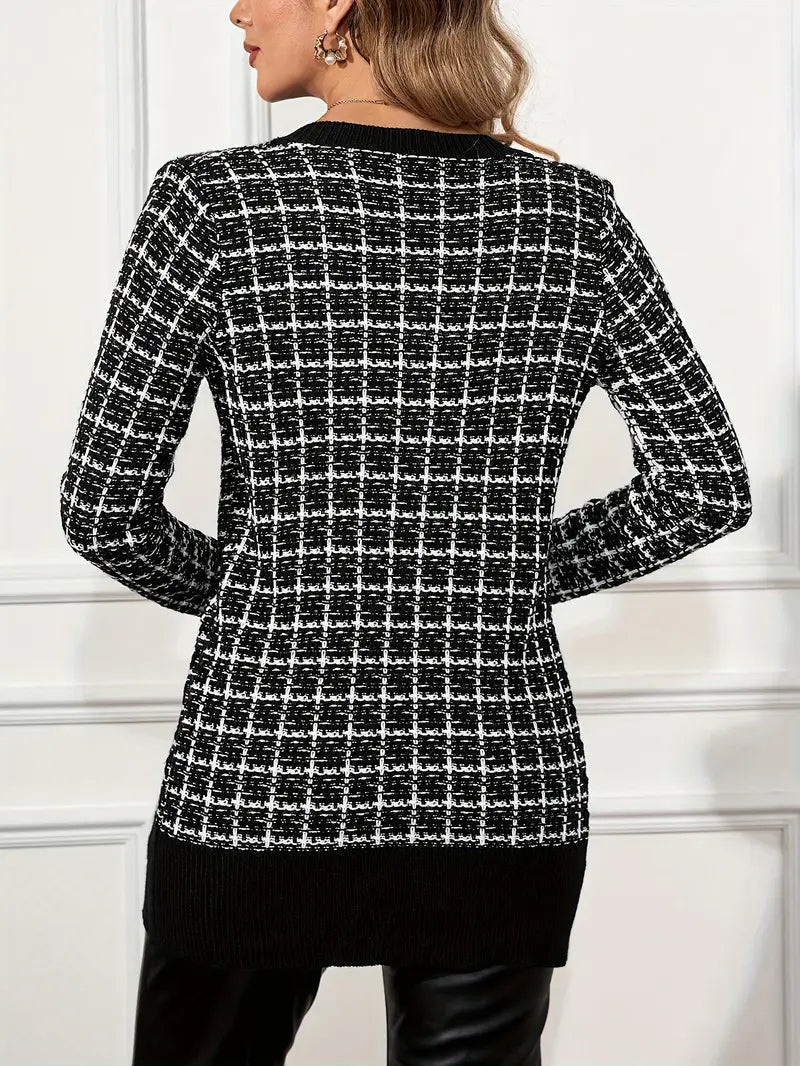 Cardigan Élégant Femme à Manches Longues 1