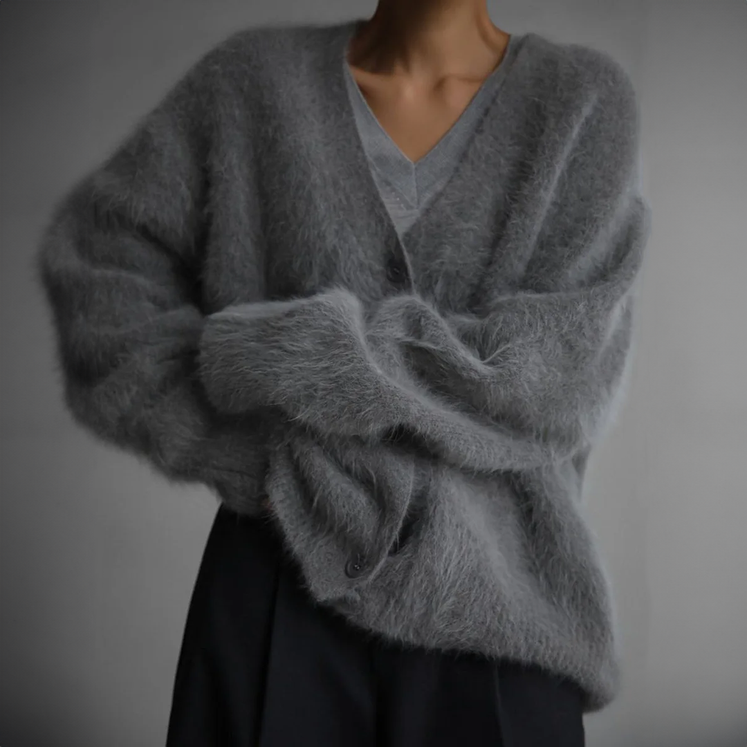 Cardigan Élégant Femme en Tissu Doux 4