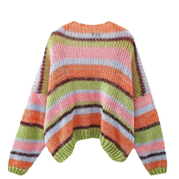Cardigan Femme Chic Encolure V Mi-Long 2