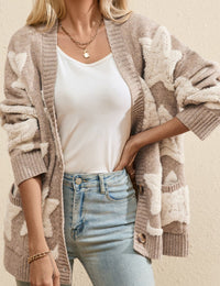 Gilet Femme Confortable avec Poches Cardigan Chaud