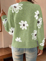 Cardigan Femme Élégant à Motif Floral 6