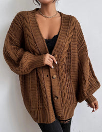Gilet Femme Torsadé Confortable Décontracté Maille