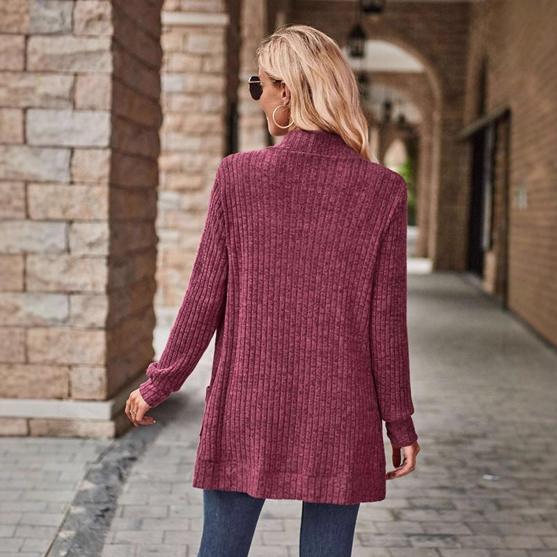 Cardigan Léger à Manches Longues Femme 5