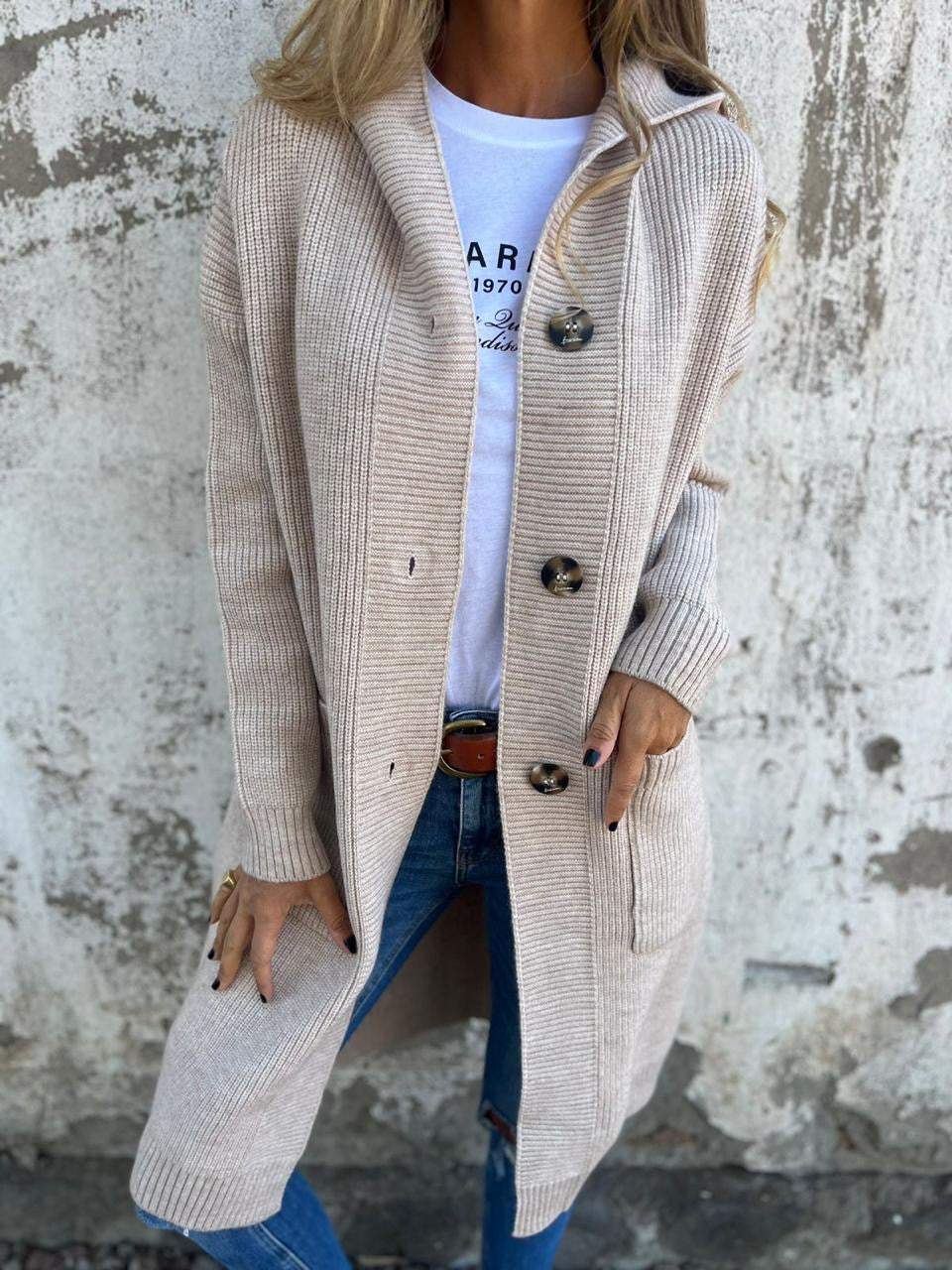Cardigan Long Chic pour Femme 1