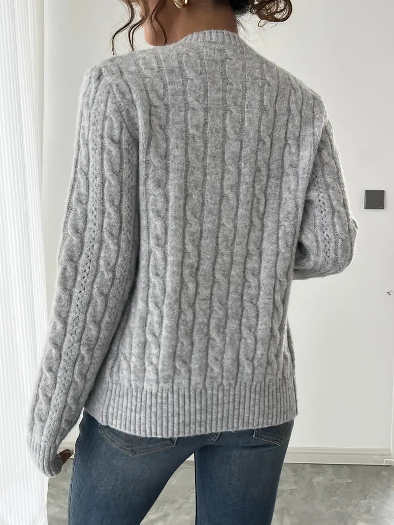 Cardigan Torsadé Élégant pour Femme 2