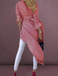 Chemisier Femme Asymétrique Col en V Vêtements pour femmes