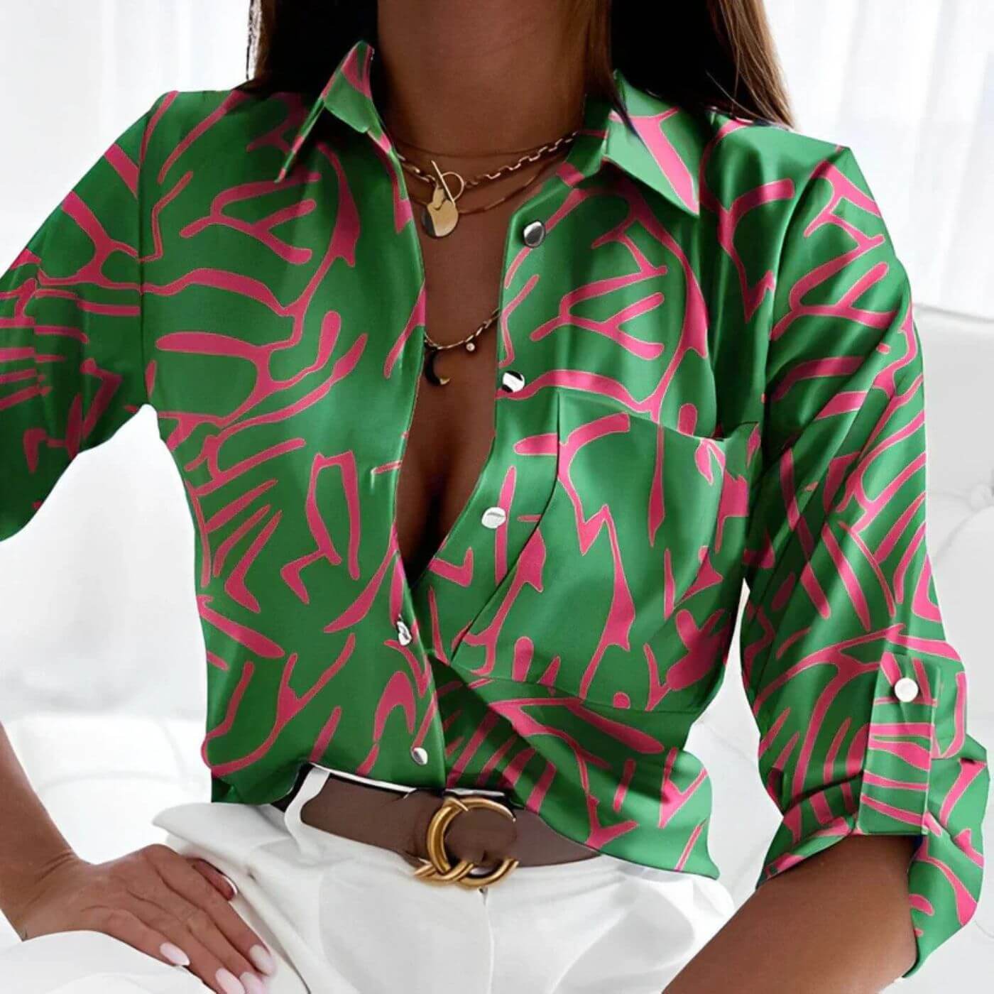 Chemisier Femme Chic Élégant et Pratique 0
