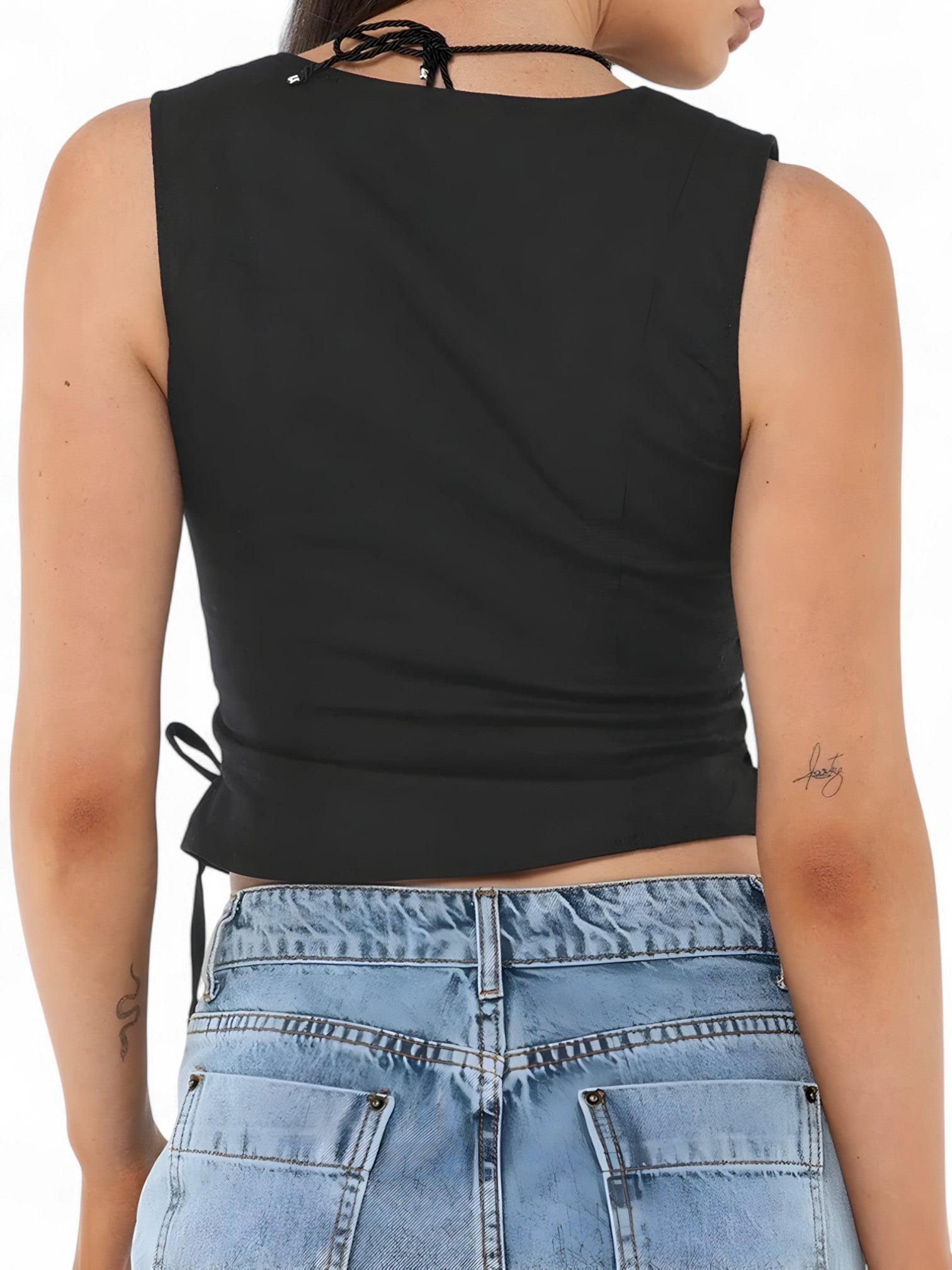 Débardeurs : Romilia | Débardeur Femme en Polyester à Boutons in van Seroa