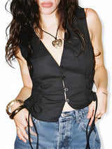 Débardeurs : Romilia | Débardeur Femme en Polyester à Boutons in van Seroa