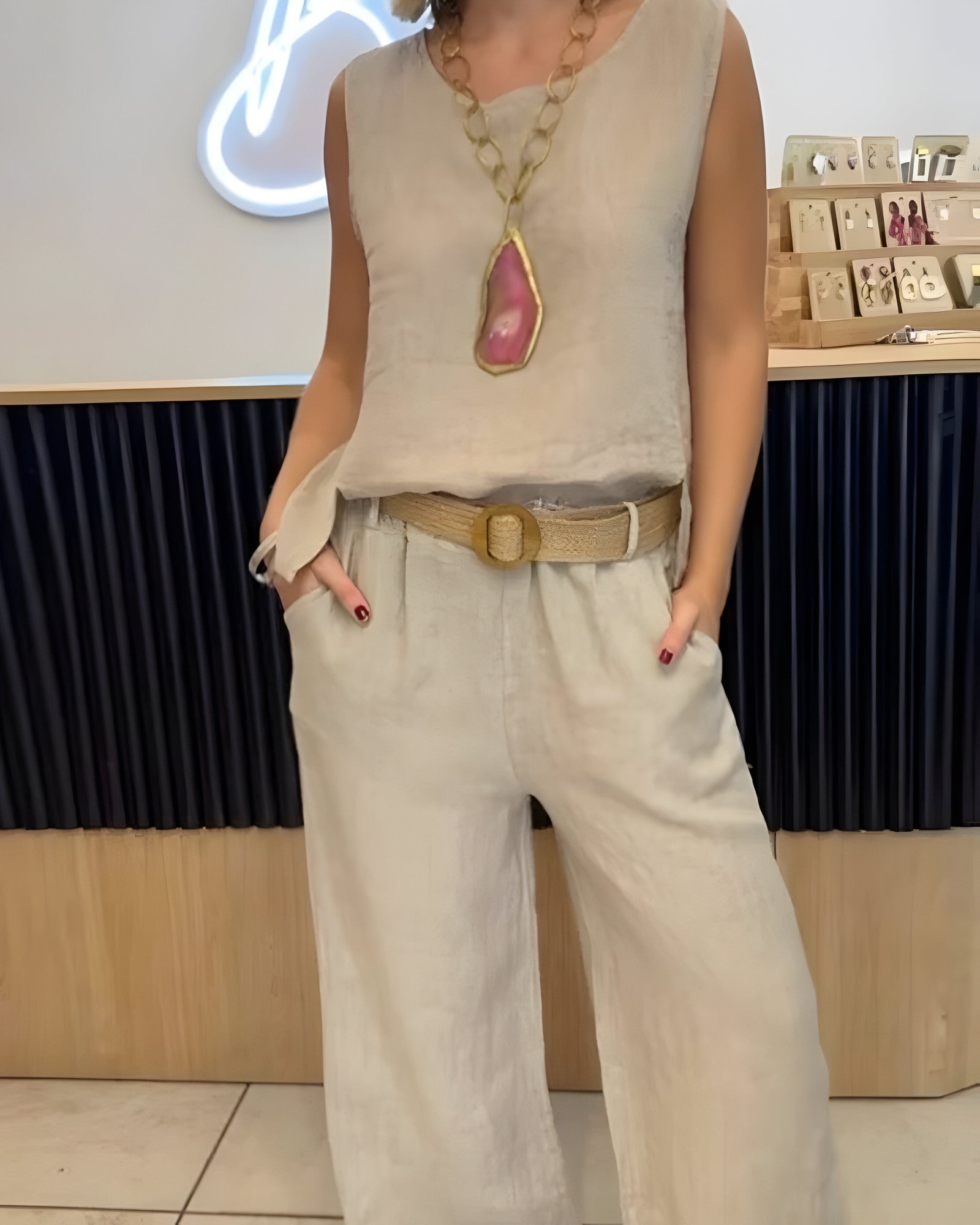Moira | Ensemble Boho Élégant Femme Deux Pièces