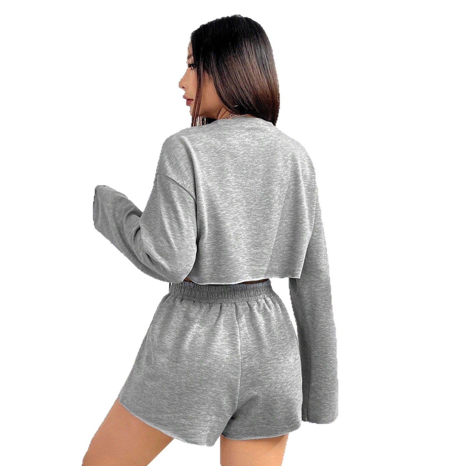 Ensemble Décontracté Femme Haut Court et Short 5