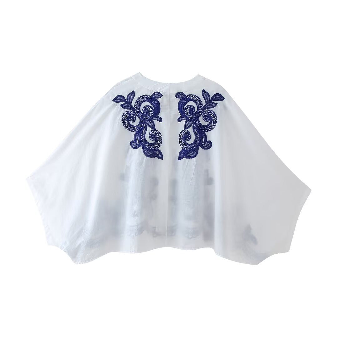 Ensemble Femme Bohème Chic avec Blouse et Jupe 3