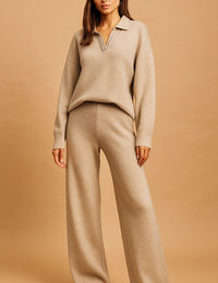 Lässiges Damen-Set mit Pullover und Hose