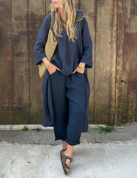 Elegantes und bequemes Set für Frühling und Sommer Damen