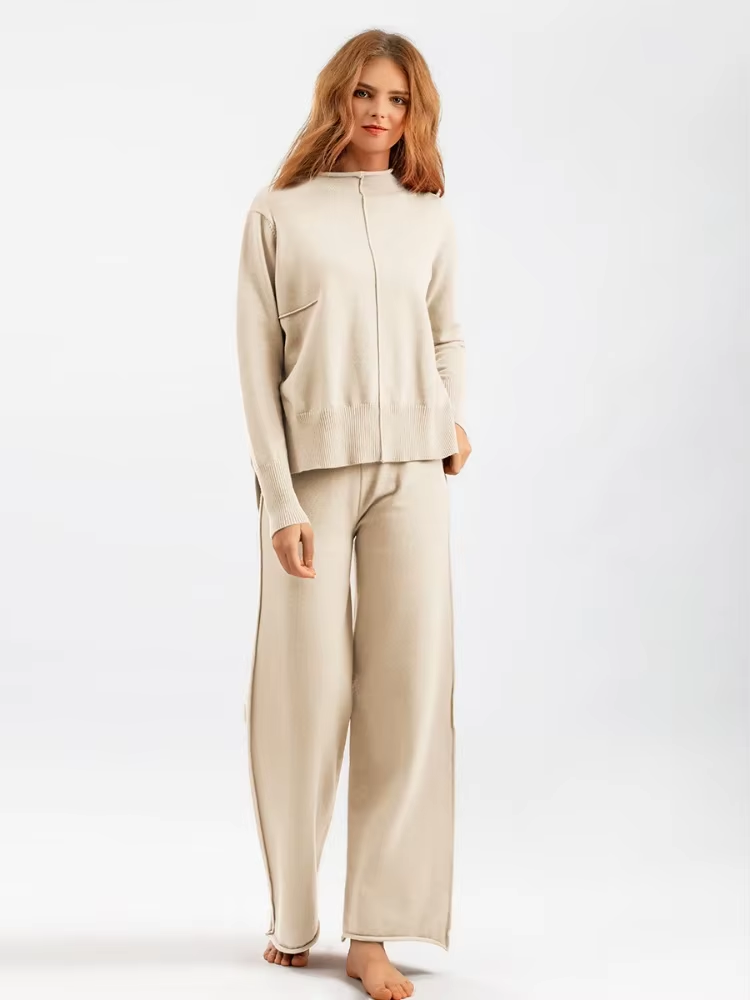 Ensemble Femme Pull Pantalon Oversized 2