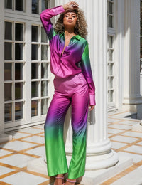 Ensemble Sport Femme Imprimé Coloré Robes Look Polyvalent