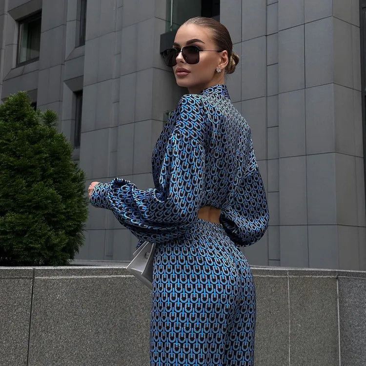 Ensemble Tailleur Femme Chic Deux Pièces 2