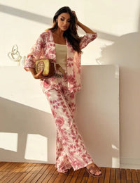 Ensemble Tailleur Femme Pantalon et Chemis