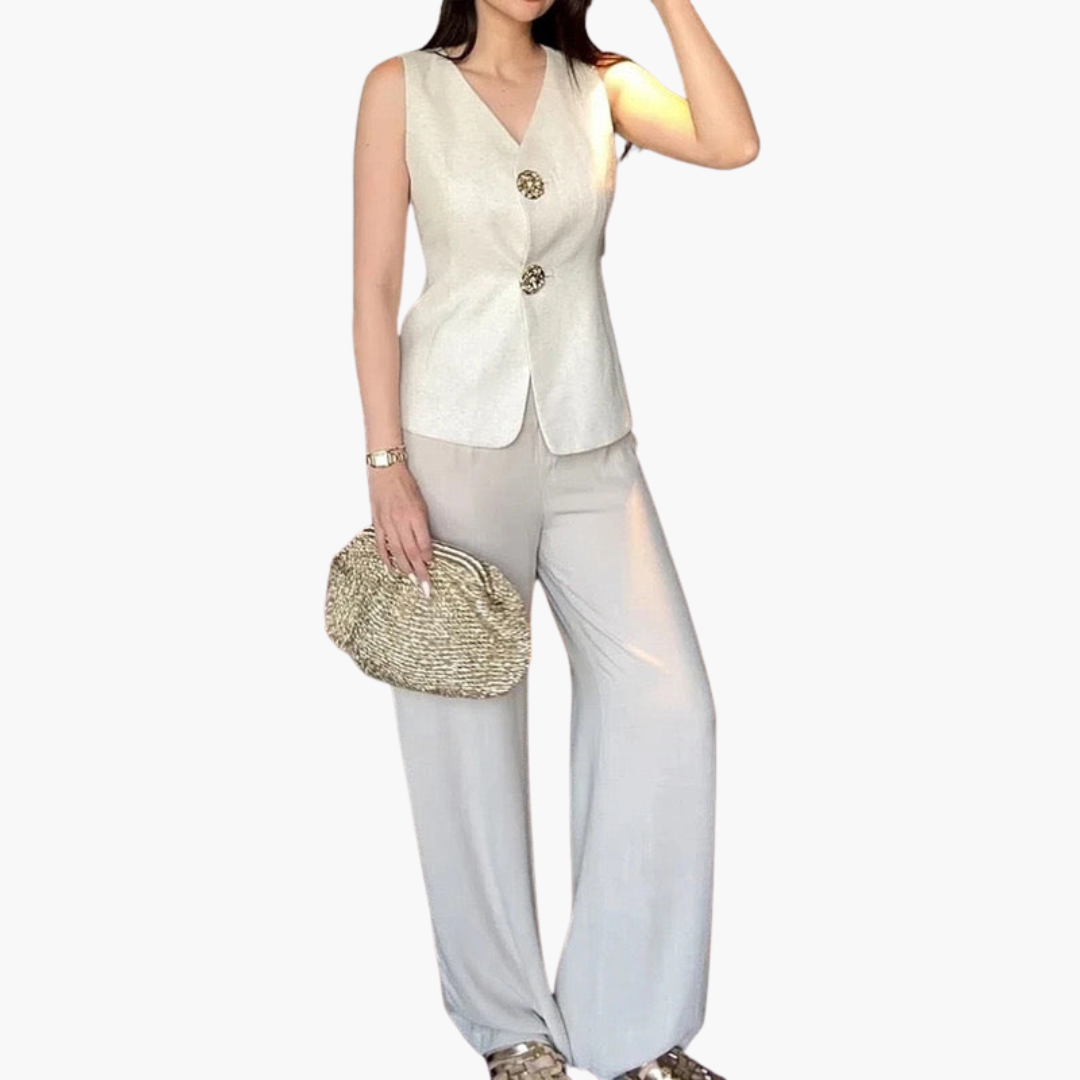 Ensemble Tailleur Femme Élégant 2 Pièces 2