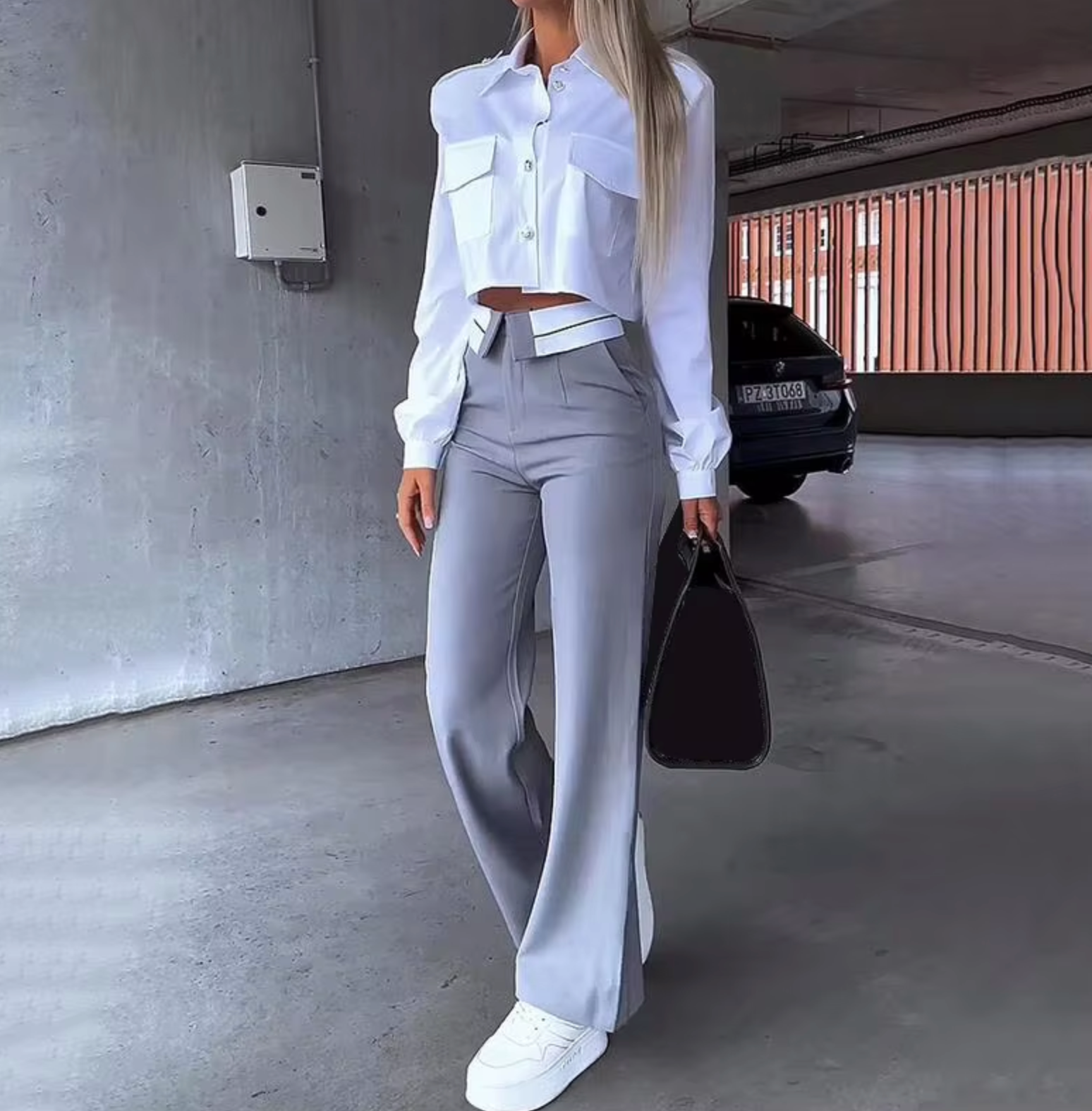 Ensemble Tailleur Pantalon Femme Élégant 1