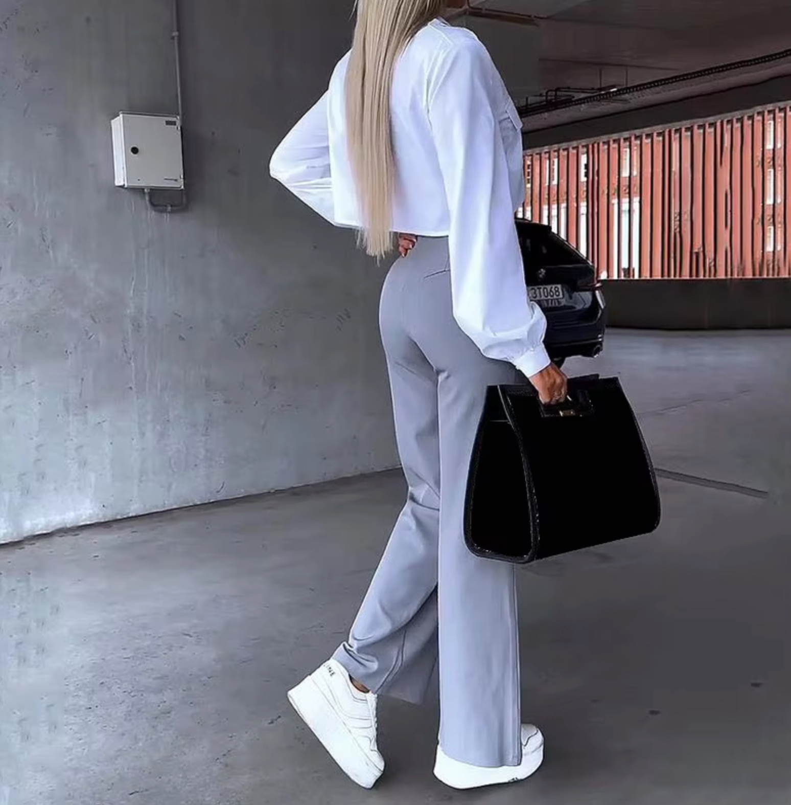 Ensemble Tailleur Pantalon Femme Élégant 2