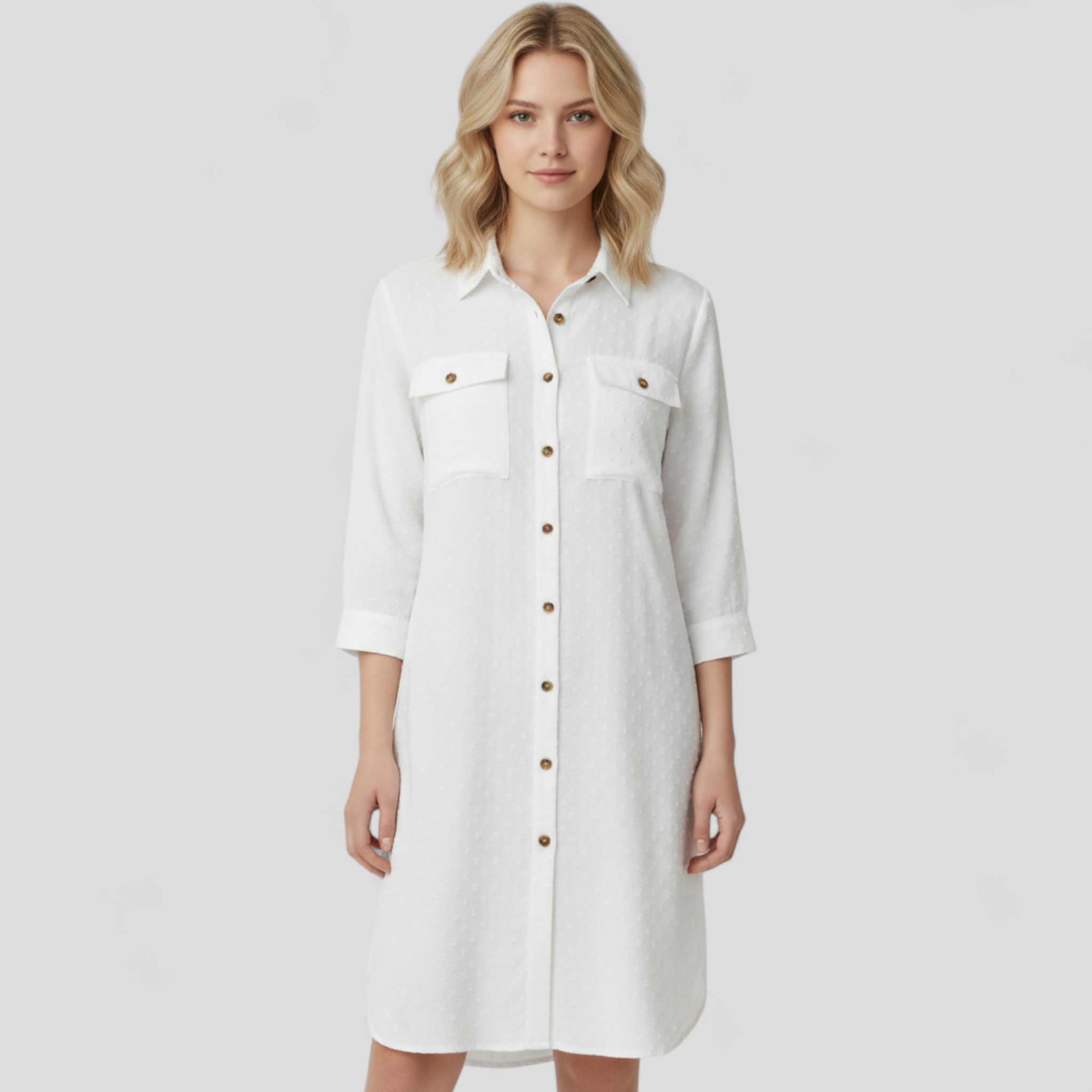 Amalie | Blouse Femme à Pois en Tissu Léger