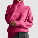 Valerie | Pull Femme Élégant Col Roulé Chic