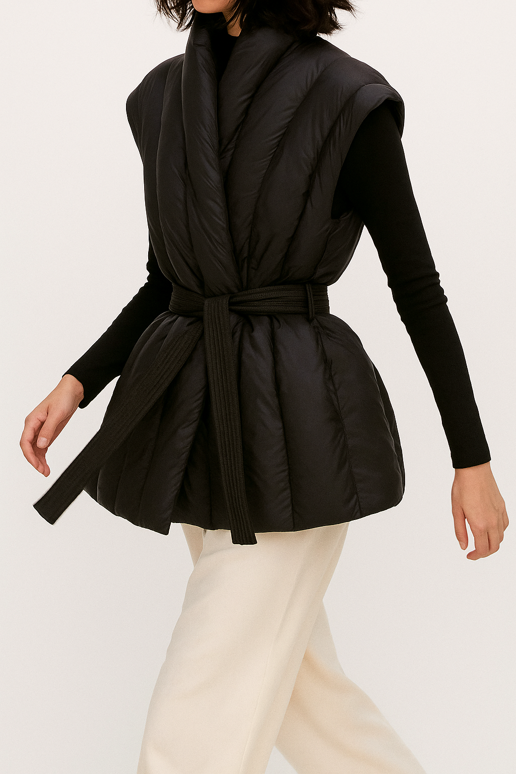 Gilet Ceinturé Élégant pour Femme 3