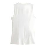 Gilets : Enara | Gilet Sans Manche Femme en Coton in van Seroa