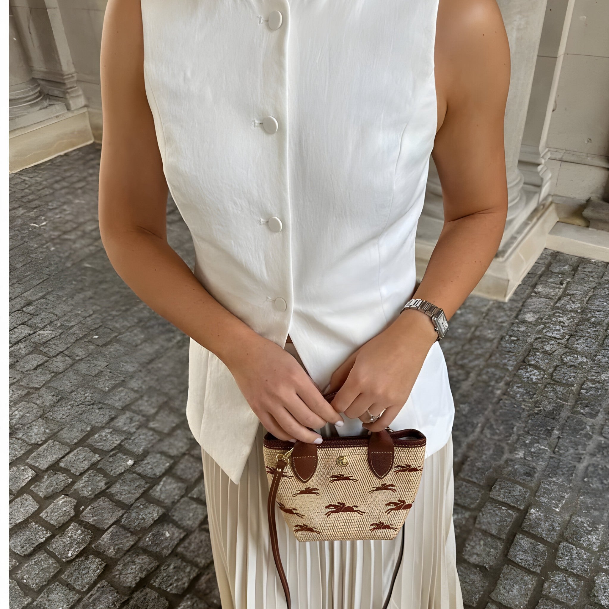 Gilets : Enara | Gilet Sans Manche Femme en Coton in van Seroa