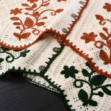 Pulls et gilets : Driana | Gilet Sans Manche Femme en Crochet Brodé Floral in van Seroa