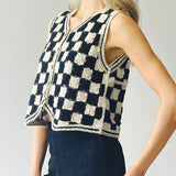 Pulls et gilets : Emia | Gilet Sans Manche Femme en Crochet in van Seroa