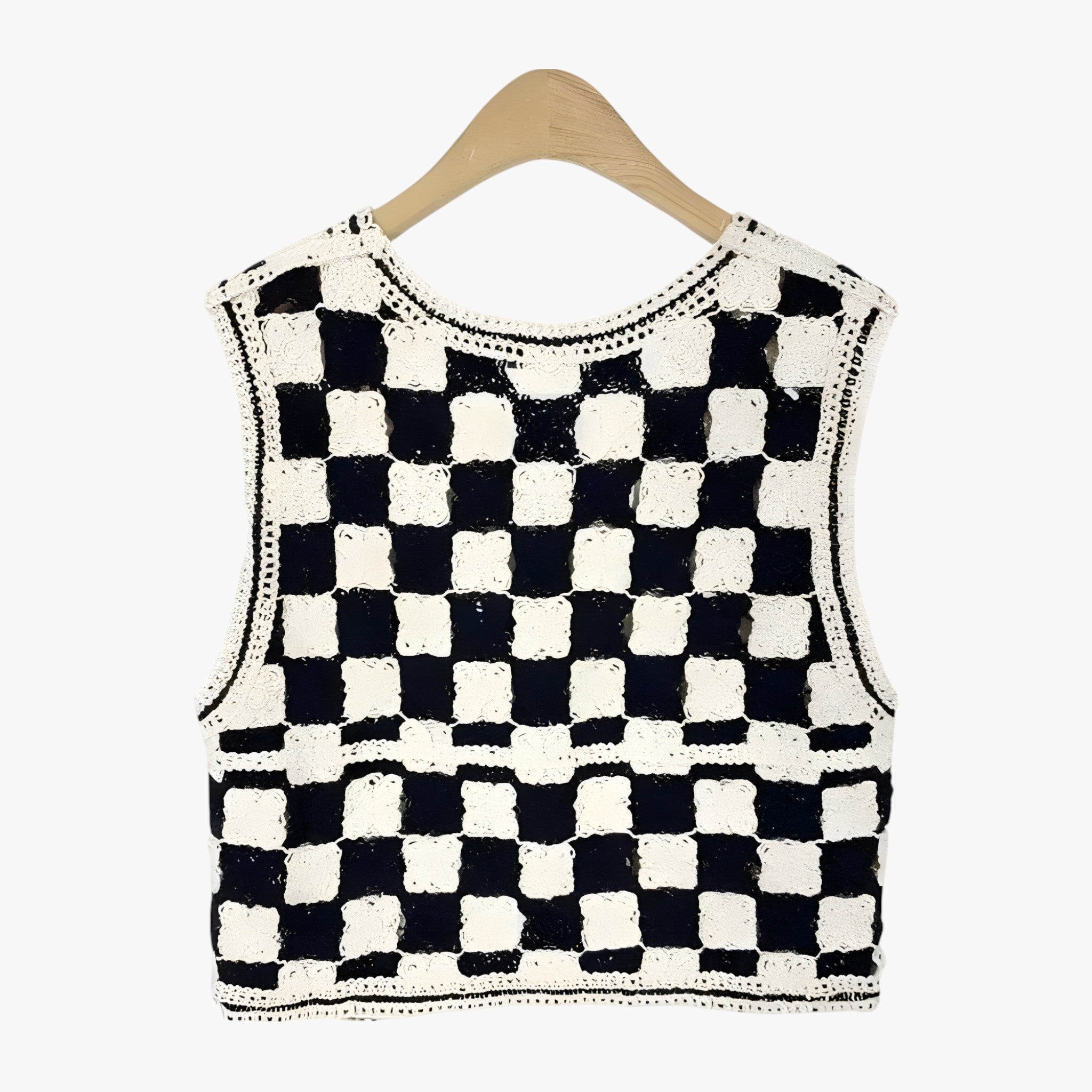 Pulls et gilets : Emia | Gilet Sans Manche Femme en Crochet in van Seroa